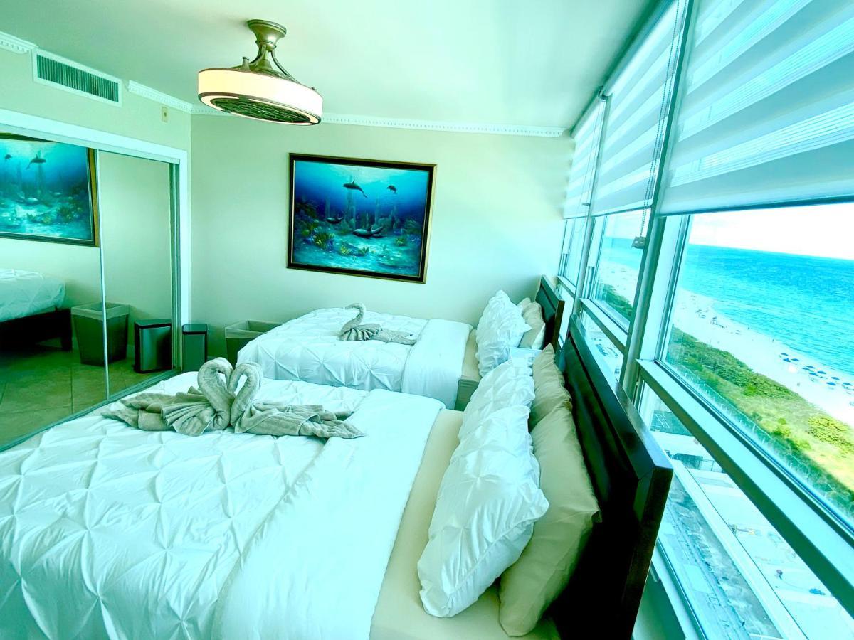 Large Luxurious Direct Ocean Front Penthouse Or Deluxe One Bedroom Ocean Front Condo-Free Parking Miami Beach Buitenkant foto
